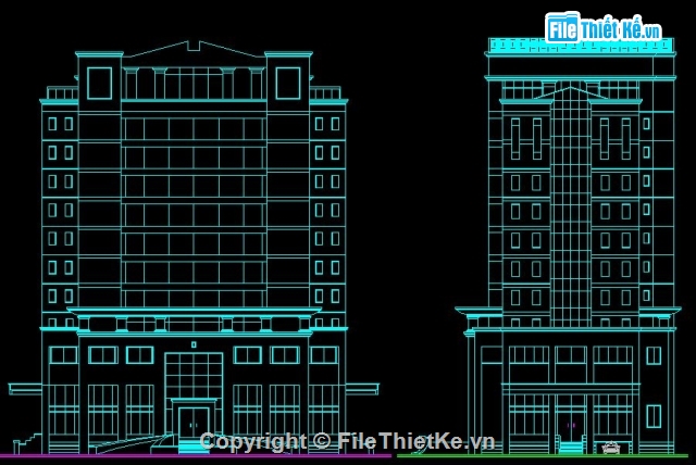 File thiết kế,thiết kế văn phòng,bản vẽ trụ sở,tòa nhà văn phòng